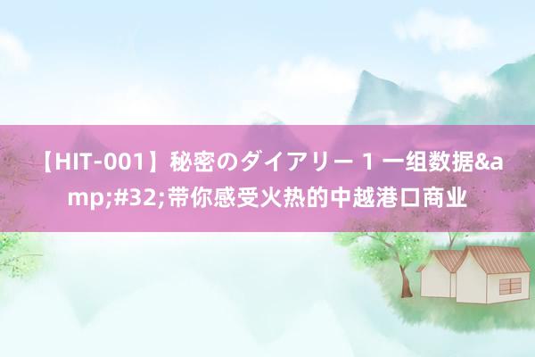 【HIT-001】秘密のダイアリー 1 一组数据&#32;带你感受火热的中越港口商业