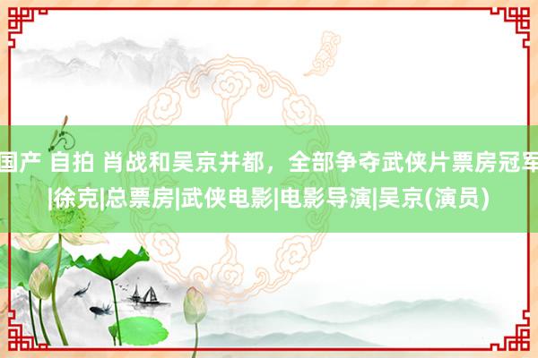 国产 自拍 肖战和吴京并都，全部争夺武侠片票房冠军|徐克|总票房|武侠电影|电影导演|吴京(演员)